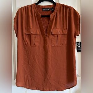 INC INTERNATIONAL CONCEPTS T SHIRT BLOUSE